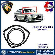 Dilihat dari bentuknya, cermin kereta original tegak, sedangkan yang bukan original bentuknya serupa ombak, kadang imej bayangan bentuknya tak sempurna dan memeningkan kepala. Proton Persona Original Front Rear Windscreen Moulding Getah Cermin Depan Belakang 1pc