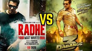Radhe Vs Dabangg 3 Salman Khan Upcoming Big Action Movie 2020 Upcoming Movies 2020 Action Movies Bollywood Actors