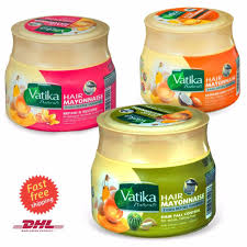 Spread the mixture on your dry hair, cover the hair with a shower cup and let it sit for 30 minutes. Dabur Vatika Naturals Hair Mayonnaise Treatment 3 Mins Before Shampoo Goodoffernow
