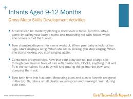 Gross Motor Skills Development For Infants