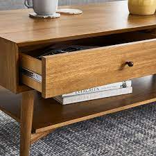 So i decided to look at other furniture stores and online web sites for one. Mid Century Storage Coffee Table