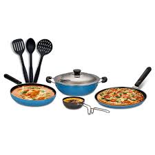 Check spelling or type a new query. Buy 5 Pcs Colored Non Stick Cookware Set 3 Pcs Kitchen Tools Online At Best Price In India On Naaptol Com