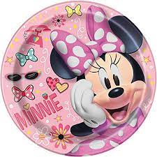 Mickey, donald, goofy, daisy and pluto are all coming! Unique 79235 Minnie Mouse Iconic Dinner Party Paper Plate 9 8 Ct Multicolor Buy Online In Maldives At Maldives Desertcart Com Productid 164427908