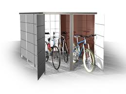 Moderne Fahrradgarage Zu Modernen Architektur Gartenhaus Flachdach Modern Gartenhaus Schliessfacher