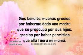 Oracion De Bendiciones Por Mi Madre Oraciones De La Familia