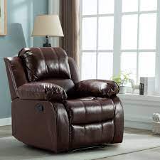 If you have a layout planned, it's time to explore lounge styles. Tiramisubest Manual Recliner Chair Air Leather Single Sofa Brown Overstock 32769013