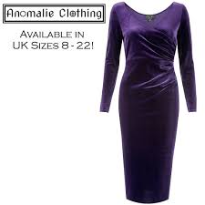 Check spelling or type a new query. Marge Velvet Wiggle Dress In Gothic Grape At Anomalie Clothing