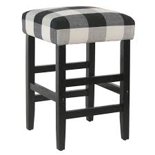 Black And White Checkered Bar Stools Proxima 24 Bar Stool Counter Stools Backless Counter Stools Upholstered Seating