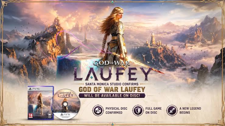 Laufey's God of War will be released on disc, despite PlayStation's new policy.