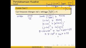Maybe you would like to learn more about one of these? 3 5 4 Contoh Soal Pertidaksamaan Nilai Mutlak Youtube