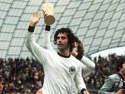 The forward scored 68 goals in 62 appearances for west germany, including the winning goal in the 1974 world cup final source: Y3pefaukptemem