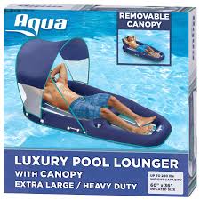 We did not find results for: Aqua Oversized Deluxe Pool Lounger Inflatable Pool Float With Upf 50 Sunshade Canopy Heavy Duty X Large Navy Aqua White Stripe Buy Online In Antigua And Barbuda At Antigua Desertcart Com Productid 115826613