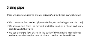 Selecting Sprinkler Heads Continued Ppt Download