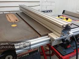 Extrusion Fence On Craftsman 113 By Savan Lumberjocks Com Woodworking Community Diy Table Saw Diy Table Saw Fence Table Saw Fence