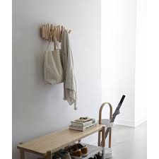 Porte Manteaux Mural Design En Bois Picket Rail Umbra Porte Manteau Mural Pateres Murale Parement Mural