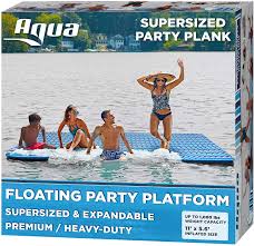 It's become a part of my regular routine in the pool, she says. Amazon Com Aqua Large Floating Island With Expandable Zippers Adult Size 1000 Lbs Capacity Lake Raft Water Mat Inflatable Lake Ocean Pool Float Heavy Duty X Large Navy White Stripe Toys Games