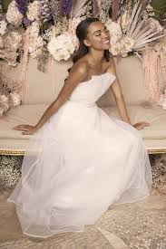 Serenity White Strapless Organza Maxi Dress In 2020 Bridal Dresses Casual Bridal Dress Wedding Dress Bra