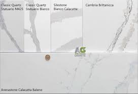Has anyone used silestone statuario in a project? Silestone Calacatta Bianca Classic Quartz Statuario Blanco Cambria Brittanicca Arenastone Calacatta Baleno A Affordable Granite Surrey Ltd