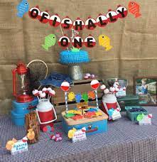 Themed party invitation (5.2″ x 7.0″) (print two invitations per page) 2. Buy Jevenis Set Of 2 Ofishally One Banner Gone Fishing Party Decorations The Big One Cake Topper The Big One Party Decoration For Fishing Birthday Decorations Fishing Themed 1st Birthday Decoration Online