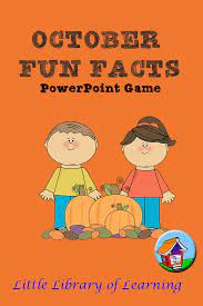 I hope you've done your brain exercises. This Fun Powerpoint Trivia Game Covers Fun Facts About October Some Halloween Some Not Fun Facts About Fall Fun Facts Library Skills