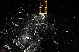 Sparking And Exploding Incandescent Lightbulb The Glass Fragments Are Clear And Spon Glass Fragments Clear Glass Fragments Light Bulb Incandescent