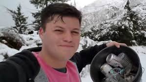 Young man cleans up California parks, 1 piece of trash at a time