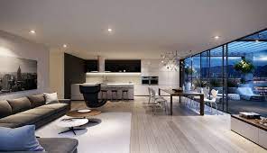 Adding a touch of glamour to your modern living room can inspire your daily activities to become more centered around your own preferences and hopes about the future. Simple Kitchen And Living Room Design