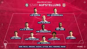 Hätten wir zwei solche leistungen wie heute gezeigt, wäre die chance größer gewesen. Our Starting Xi Against Sk Sturm Graz Fc Red Bull Salzburg Facebook
