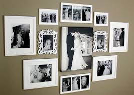 Some time ago we've already shown you a bunch of cool ideas how you can hang your photos and art in creative ways. Gallery Wall Wedding Picture Walls Wedding Photo Walls Photo Wall Display