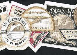 Wallpaper border dado bald eagle soar fly over mountains & forests wall decor. Retro Travel Stickers Laser Cut Wallpaper Border Nm6794b For Sale Online Ebay