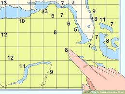 how to read a nautical chart 15 steps wikihow