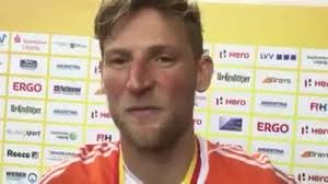 Ein völlig überwältigter Robert Tigges, Kapitän der niederländischen  Herren, die gegen Österreich am Sonntag den WM-Titel in der Halle gewannen.  Zum ersten Mal. #IWC2015