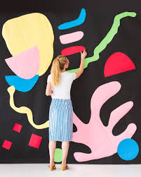 Giant Matisse Inspired Art Party Backdrop Diy Oh Happy Day Art Party Backdrops For Parties Collaborative Art