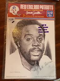 1970's Charles Linnett Portraits New England Patriots NIP Herron, Smith,  Rucker