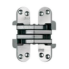 This leads to a very clean and appealing aesthetic of the entire room. Soss 1 1 8 In X 4 5 8 In Satin Chrome Invisible Hinge 218us26d The Home Depot
