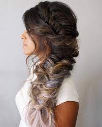 Chic Fishtail Braid Hairstyles To Swoon Over Fashionisers Part 13 Fishtail Braid Hairstyles Hair Styles Fishtail Braid Wedding
