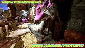 tauren and elves girls in tavern