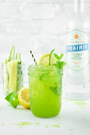 Strain vodka lemonade over ice with a lemon wedge and fresh mint. Cucumber Vodka Lemonade From The Fitchen