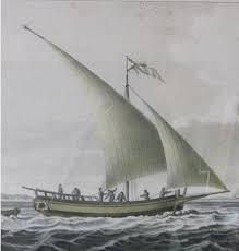 Dominic Serres Tartan Amb Vistes Al Penyal De Gibraltar Fragment 1807 Bateau