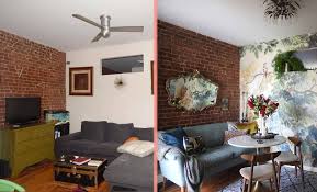We enjoyed staying in this spacious, brand new renovated. Before After A Thrifter S Brooklyn Apartment Design Sponge