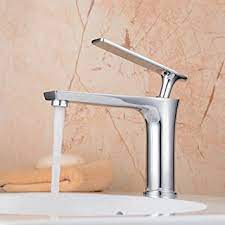 Long reach standard color faucets. Bitonto Single Handle Posh Long Reach Rectangular Spout Chrome Bathroom Faucet