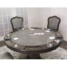 Malcolm 52 8 Player Poker Table With Chairs Poker Table Game Room Furniture Game Room