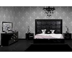 Maybe you would like to learn more about one of these? Modern Black Crocodile Bedroom Set 44b211set