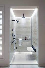 This bath light will add a sleek look to a bathroom with glass shades. 54 Best Shower Lighting Ideas Shower Lighting Bathroom Design Shower