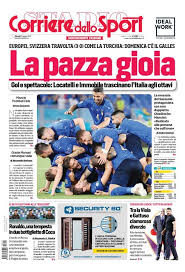 Ora per arrivare primi nel girone agli azzurri basterà pareggiare domenica pomeriggio contro il galles. Wll3lbw5yydjzm
