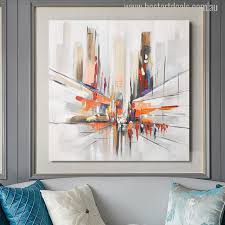 City Streets Abstract Art Poster Painting Oil Painting Abstract