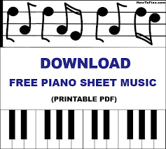 Playing the guitar is a great hobby and being able to start a collection of guitar sheet music of your favorite songs is easy as. Download Free Piano Sheet Music Printable Pdf Template Howtofixx