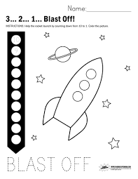Counting Down From 10 Rocket Worksheet Paging Supermom Kindergarten Worksheets Counting Kindergarten Rocket Math