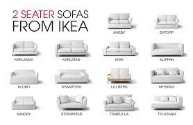 It will not fit over the leather version. Which Ikea 2 Seater Sofa Is This