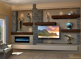 Browse a wide selection of wall and display shelves for sale, including corner, floating and picture ledge designs for displaying art, photos, books and decor. Floating Shelves Custom Media Wall Design By Dagr Design